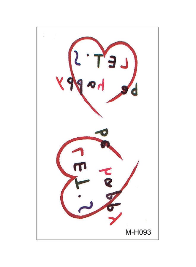 NIBEMINENT Waterproof Fashionable Temporary Tattoo Sticker Multicolour - Image 1