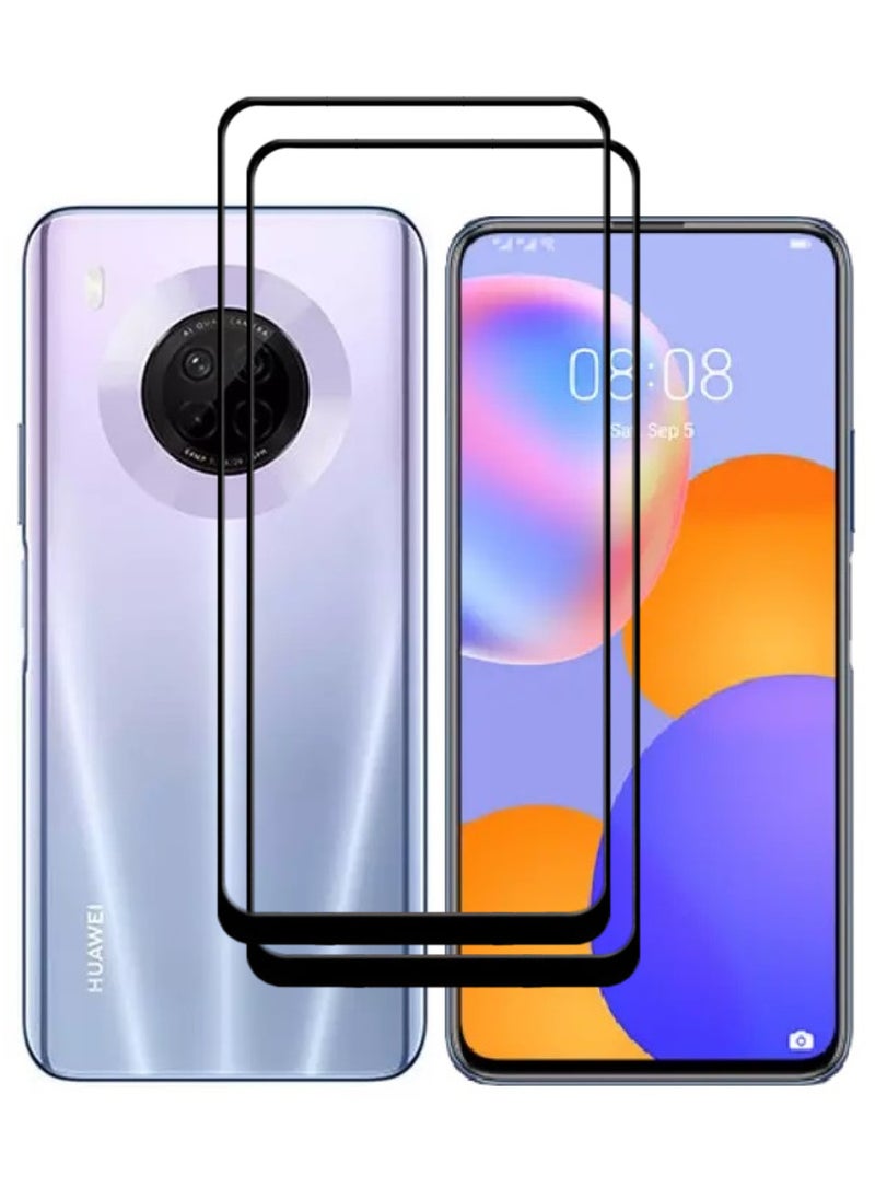ACLIX 2 Pieces Antistatic ESD Dustproof Premium Quality High Definition Tempered Glass Screen Protector Designed For Huawei Y9a - Image 1