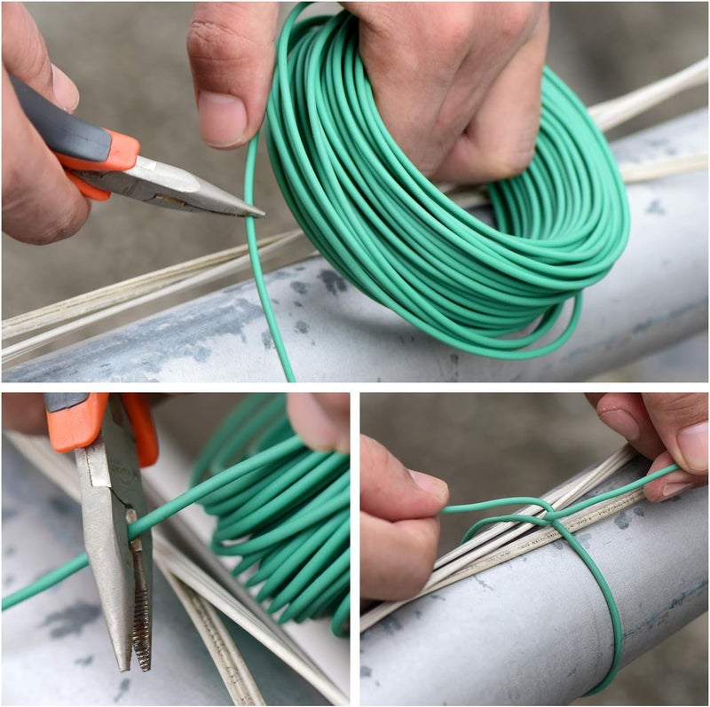 YDSL 66 Feet Soft Plant Tie, Green Twist Garden Ties for Plants, Office Organization and Home(Diameter - 2.5MM) - Image 5