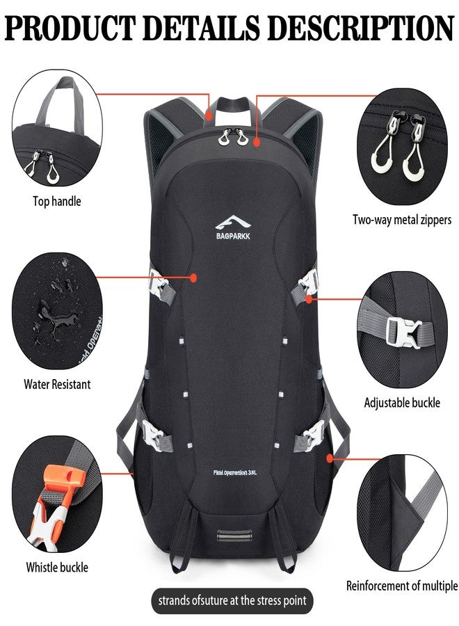 BAGPARKK Hiking Backpack,Large 35L Travel Backpacks for Men Women,Water Resistant Ultra Lightweight Foldable Packable Camping Daypack for Outdoor Sports - Image 5