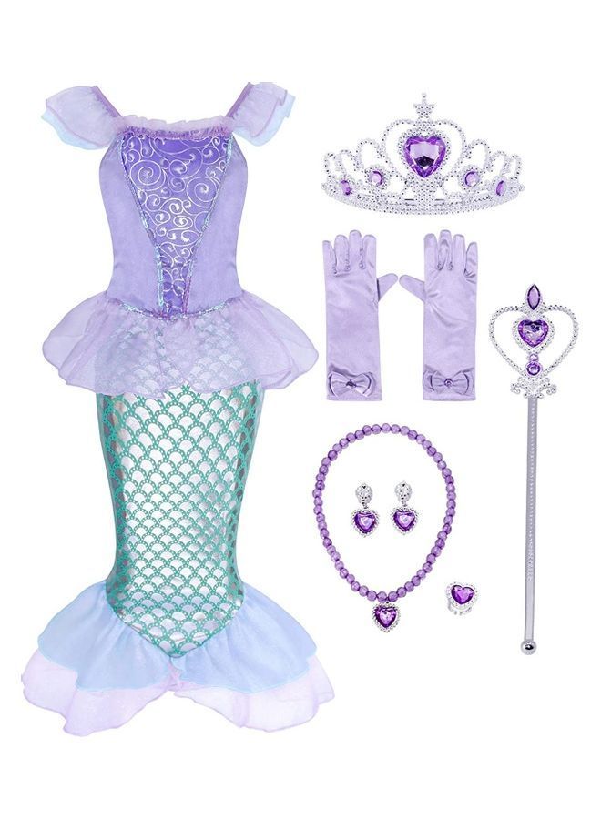 NIBEMINENT Princess Mermaid Costume 120cm - Image 2