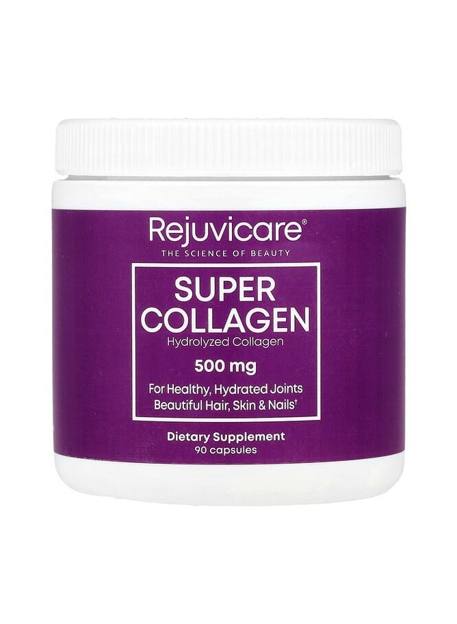 REJUVICARE Super Collagen, 500 mg, 90 Capsules