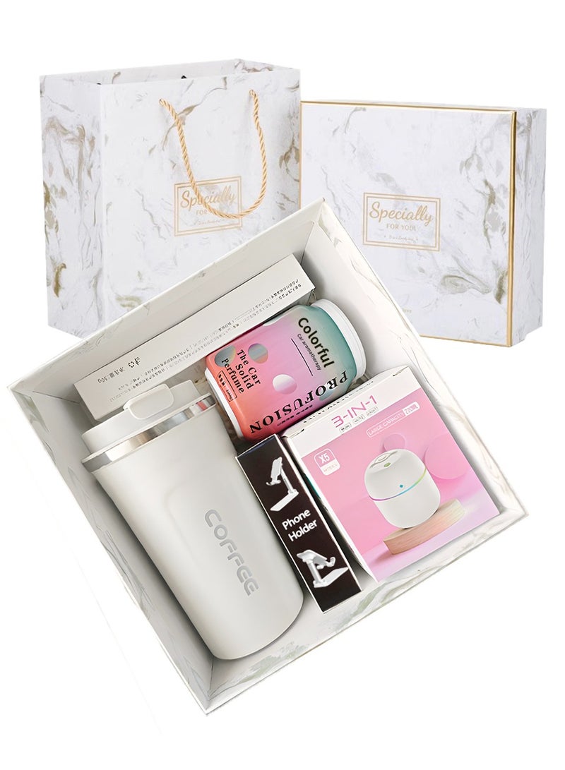 MileMelo Gift Baskets for Men and Women - Gift Box Set Contains 5 Items Inspirational Best Gifts for Birthday, Wedding, and Special Occasions Friendship Friend Gifts - Image 1