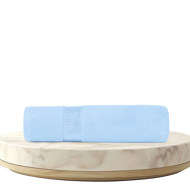 Rest 1PC Bath Towel 100% Cotton 70x140 cm  , 27x55 inches Extra Large Sky Blue 1PC Bath Towel Soft and High Absorbent Super Soft Quality Towel - Image 1