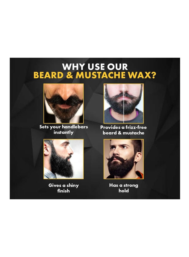 UrbanGabru Beard & Mustache Wax (50 gm) for Strong Hold - Image 4