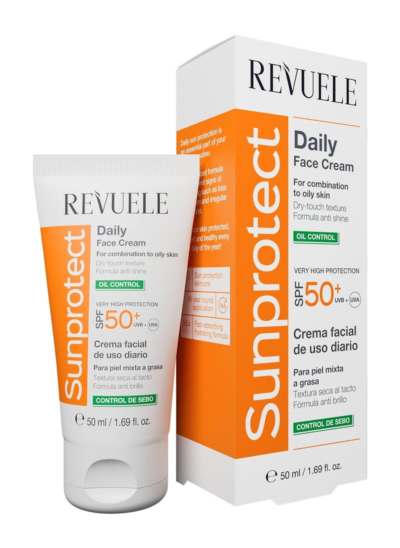 كريم الوجه اليومي للوقاية من الشمس من Revuele للتحكم في الزيوت بعامل حماية من الشمس SPF 50+ - pzsku/ZF7DB0201F64FA5E3B7C5Z/45/_/1698840403/2b2f9ef1-2893-4898-ac68-3a40b7d61136