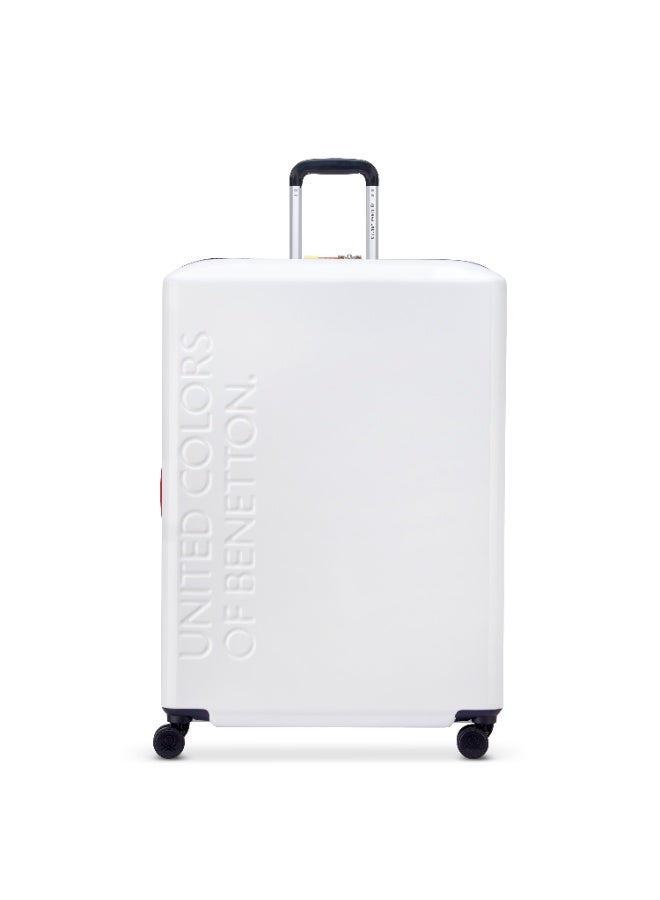 DELSEY United Colors of Benetton By Delsey United   4 Double Wheel  70cm Trolley  BLANC - Image 1