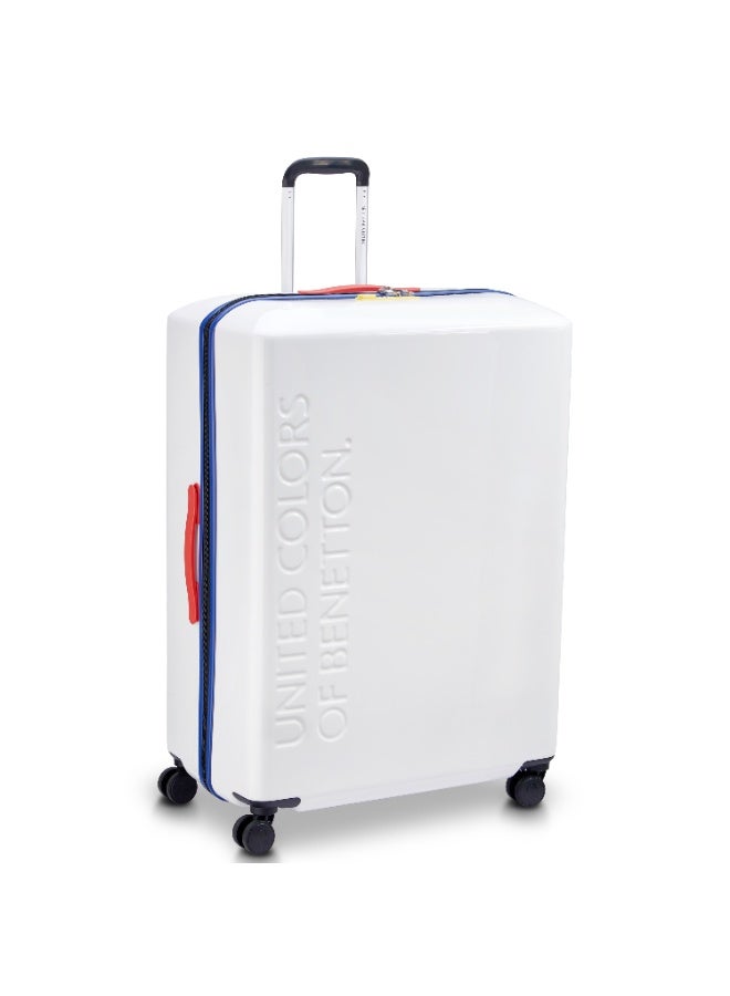 DELSEY United Colors of Benetton By Delsey United   4 Double Wheel  70cm Trolley  BLANC - Image 2
