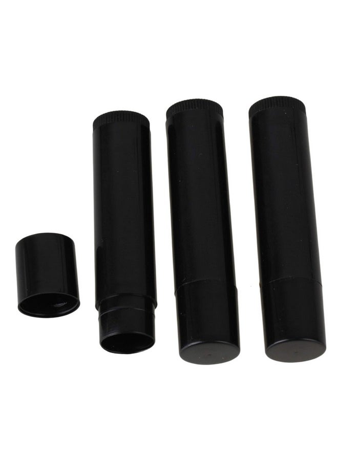 RDEXP Plastic Empty Lip Balm Containers 5Ml Free Lipstick Tube Pack Of 10 (Black)  - Image 2