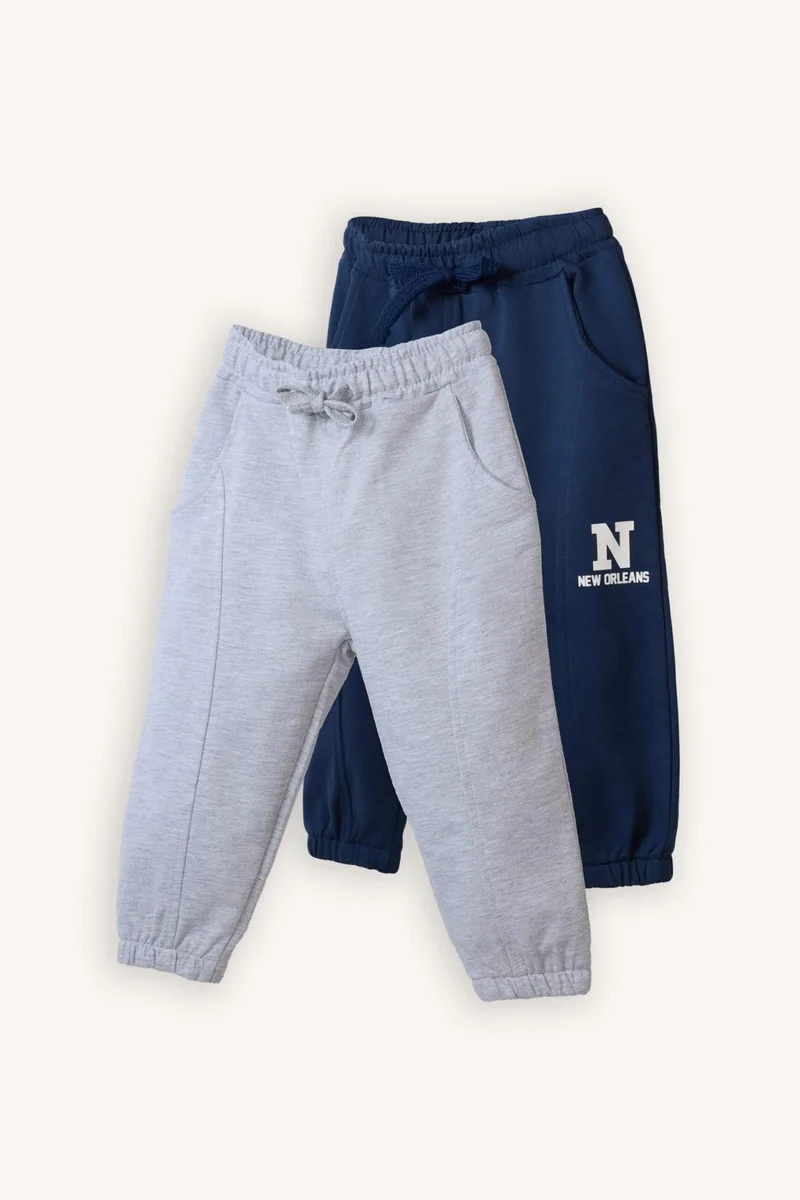 ديفاكتو Baby Boy Oversize Printed 2 Piece Sweatpants