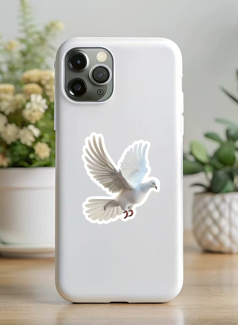 Dove Delight: 50 Exquisite Pigeon-Themed Stickers to Grace Your Devices - Perfect for Phone, Bottle, Suitcase & Beyond  - Image 2