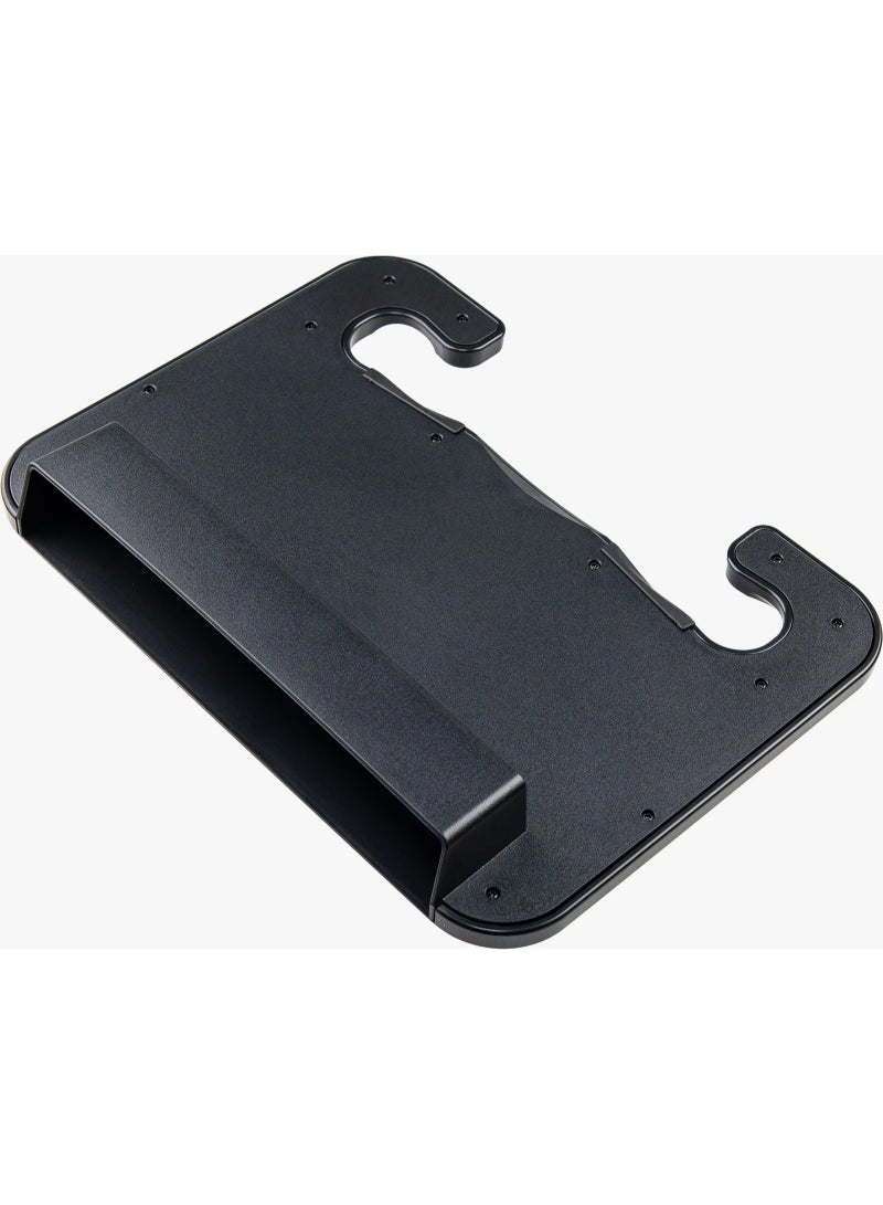 GREEN LION Multi-Functional Steering Wheel Tray / For Laptop & Food 2 In 1 Auto Steering Wheel Desk / Gap Storage Box / Dual-Mount Design / Universal Fit - Black - Image 4