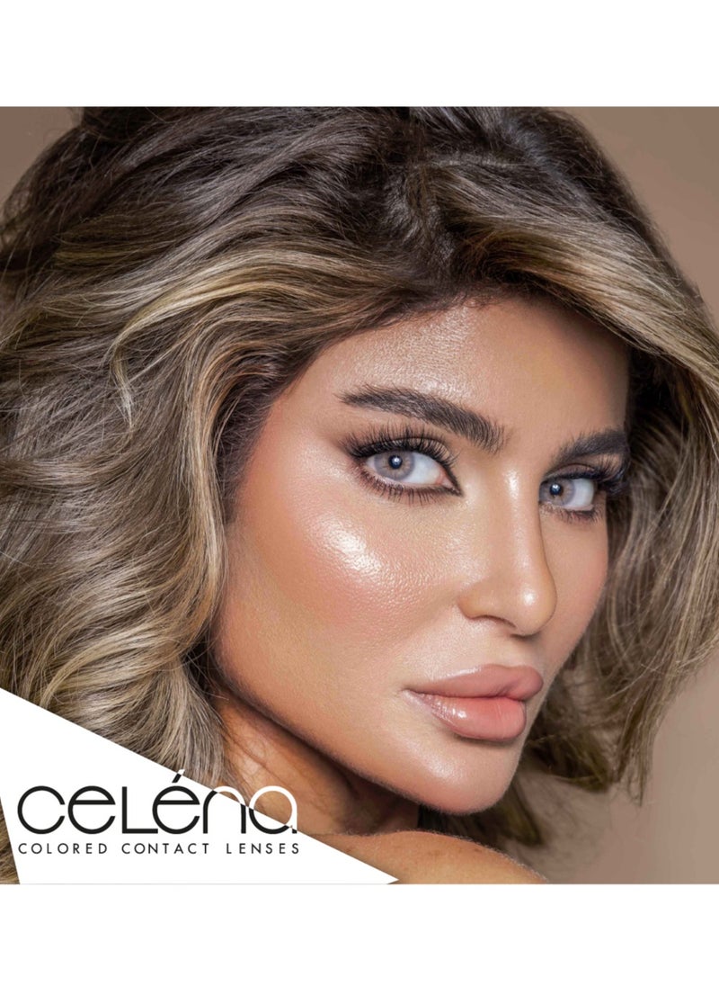 Celena Celena Colored Contact Lenses,3 Months Use , Cosmetic-Desert Grey  - Image 2