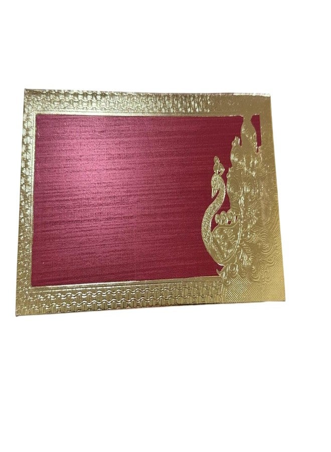 Peeplvalue peacock pattern designer cash gift envelopes for gifting money on wedding, baby shower, shagun, family gatherings Birthday Shagun/Gift/Sagan/Eidi/Milni (Peacock -Gold Metallic, 20) - Image 3