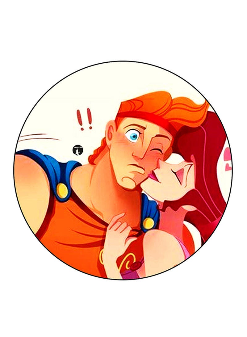 RKN Disney Printed Large Round Pin Badge Multicolour - Image 1