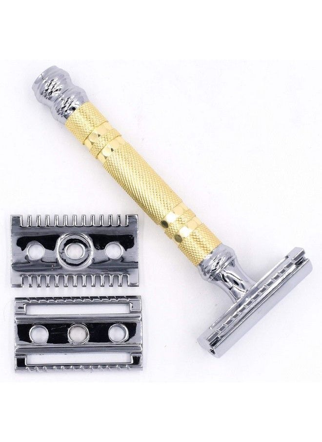 Parker Safety Razor Parker 69Cr Convertible Dual Head Safety Razor 5 Parker Razor Blades Included  - Image 5