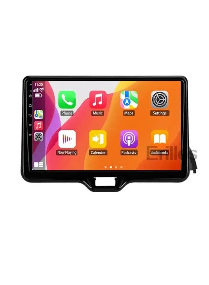 ام ان تي شاشة تويوتا ياريس من 2022 إلى 2024 هي جزء من نظام المعلومات والترفيه في السيارة يعمل بنظام التشغيل Android ويدعم ميزات مثل Apple CarPlay وAndroid Auto، مما يتيح لك توصيل هاتفك الذكي بسهولة كما أنها توفر دقة عالية تصل إلى 1080 بكسل، مما يجعلها ممتازة لعرض المعلومات والخرائط بوضوح - Image 1