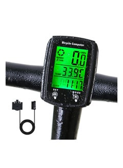 Generic Wired Bike Computer, MPH KM/H Bicycle Computer, Digital LCD Backlight Display Bike Speedometer, Waterproof Cycling Computers Odometer, Multifunctional Automatic Wake-up Odometer for Bike  - Image 3