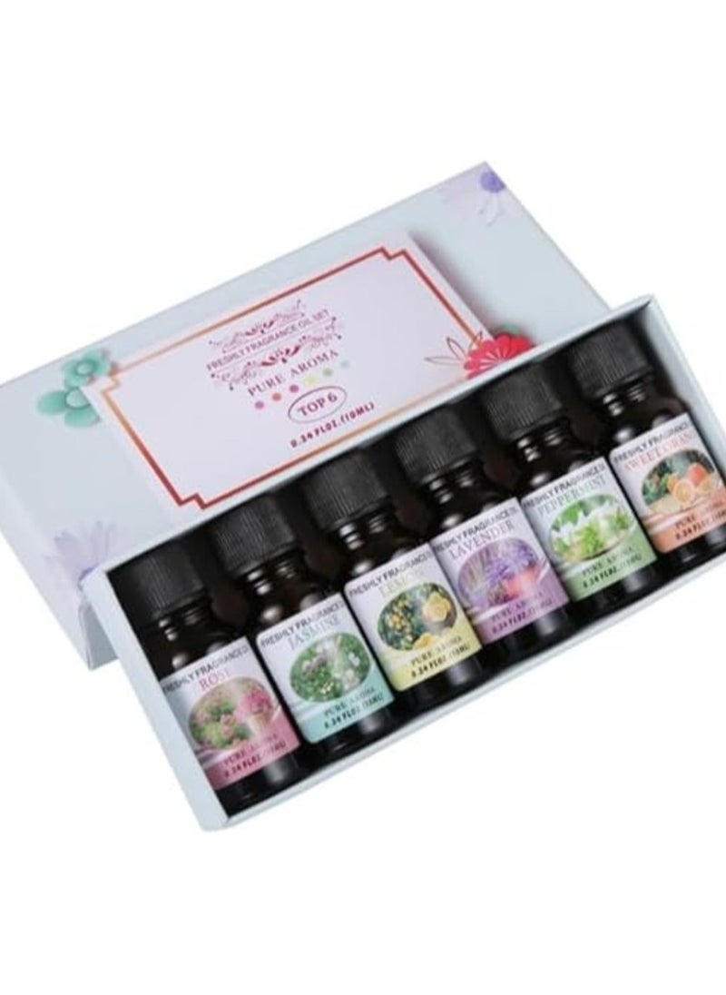 Generic 6 Piece - 10 ml Essential Oil Pure Aroma Fragrance Oil  - Image 2