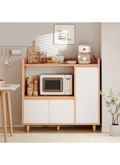 keke Modern Wooden Storage Kitchen Cabinet with Shelves for Living Room & Kitchen  - Image 2
