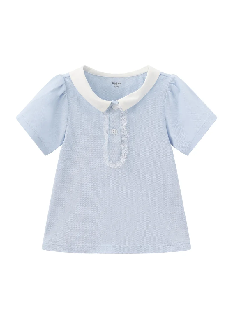 Balabala Blue Baby Girls Knit short sleeve suit for Women | Best Price UAE