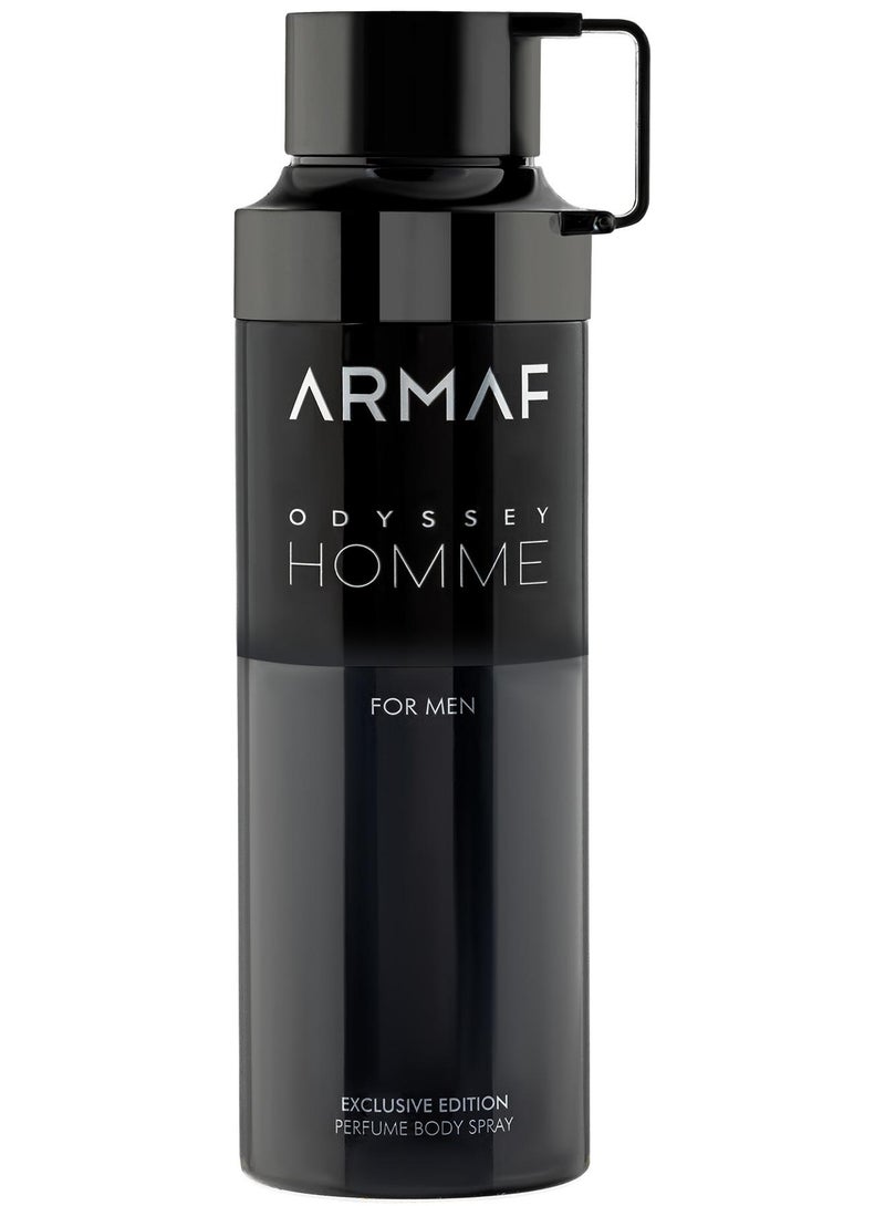 عطر أرمف أوديسي هوم بلاك إديشن بخاخ جسم حصري للرجال 200 مل، بخاخ مزيل العرق