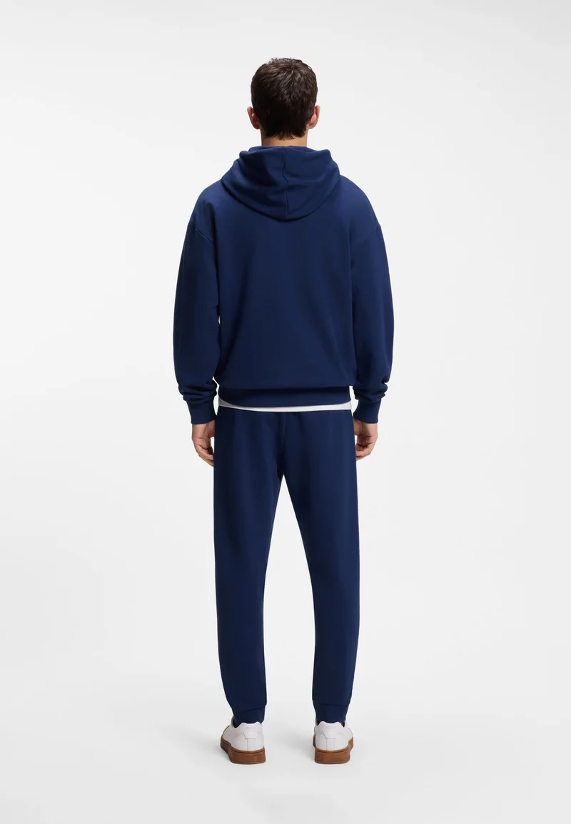 HUGO Dark Blue Cotton tracksuit set with blue logo patch for Men | Best Price UAE