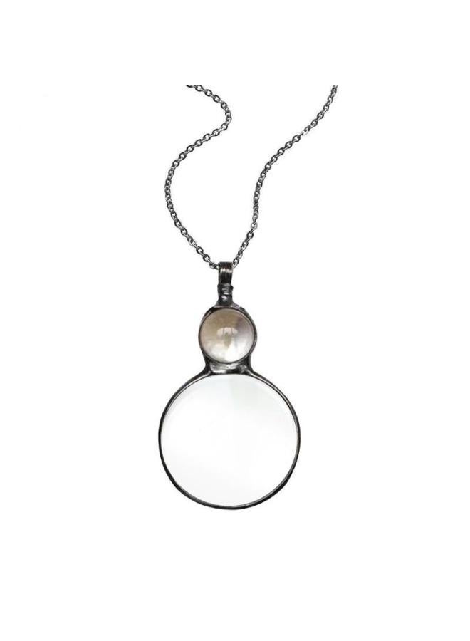 Independent Station Mother's Day Gift Magnifier Grandma Mom Pendant Necklace Magnifier Necklace 