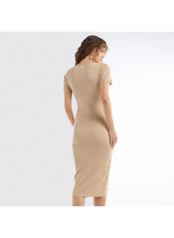 Splash FAV Ribbed Bodycon Dress