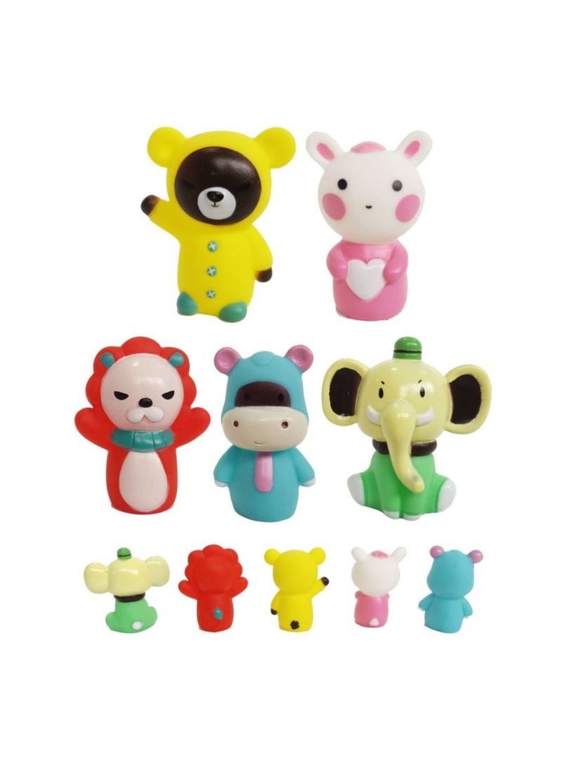 TOON TOYZ - Jungle Animals Finger Puppets 2.0 - Pack of 5 - Image 1