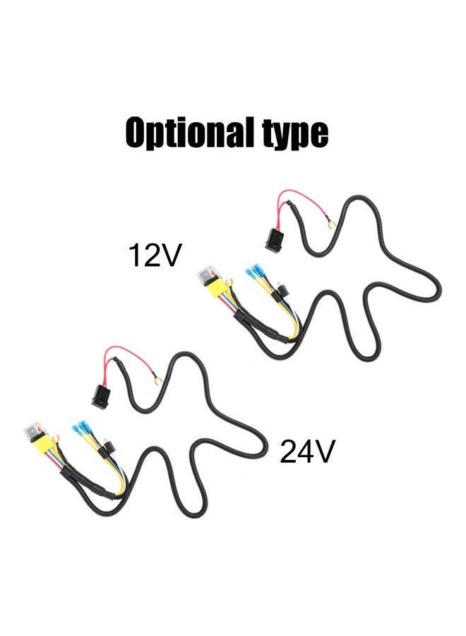 MUNTAQI Universal 12V/24V Horn Cable Relay For Grille Mount Blast Tone Horns 24 - Image 2