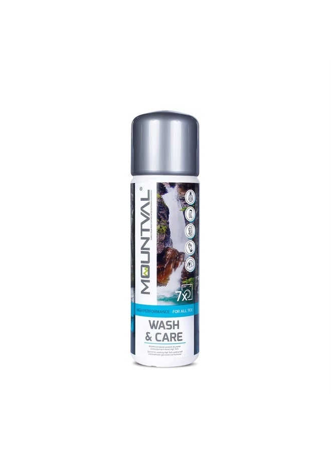 Mountval Wash & Care, Wash-In Cleaner For Outdoor Clothing and Equipment - Image 1