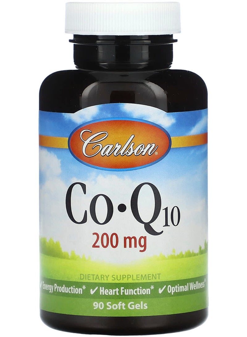CoQ10, 200 mg, 90 Soft Gels