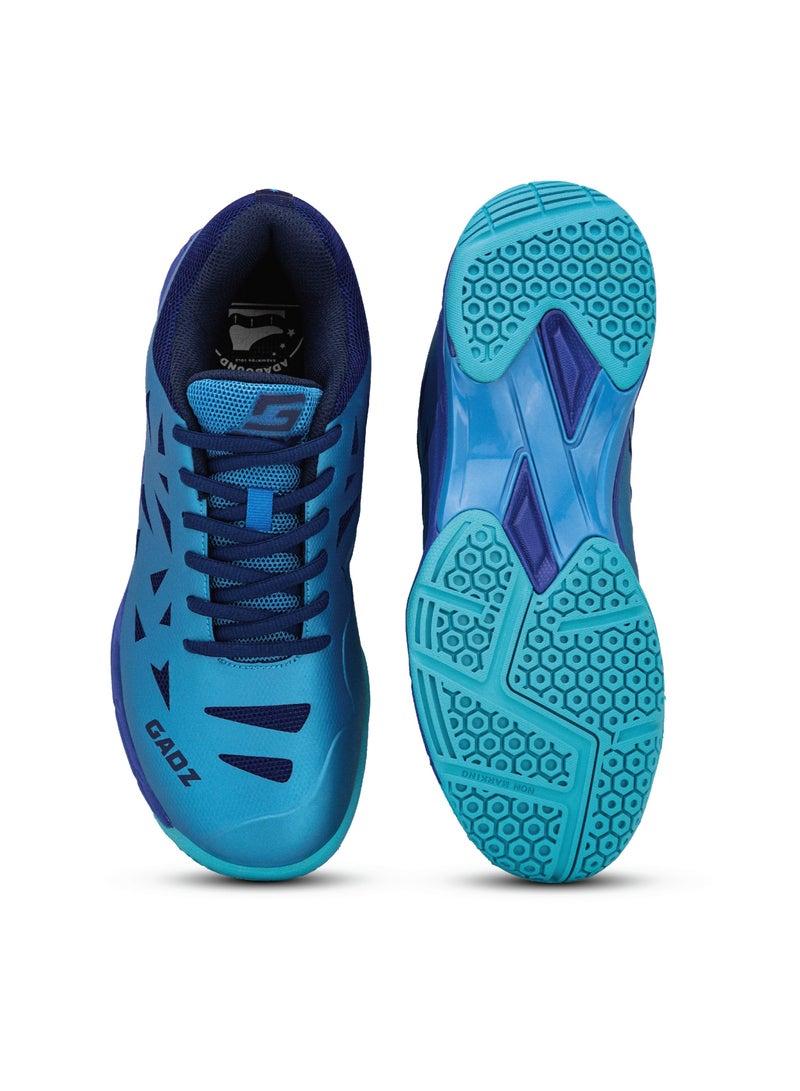 GADZ Gadz Serve Series Badminton/ Tennis/ Indoor Court/ Training Sports Shoe MG1005-5 Blue  - Image 5