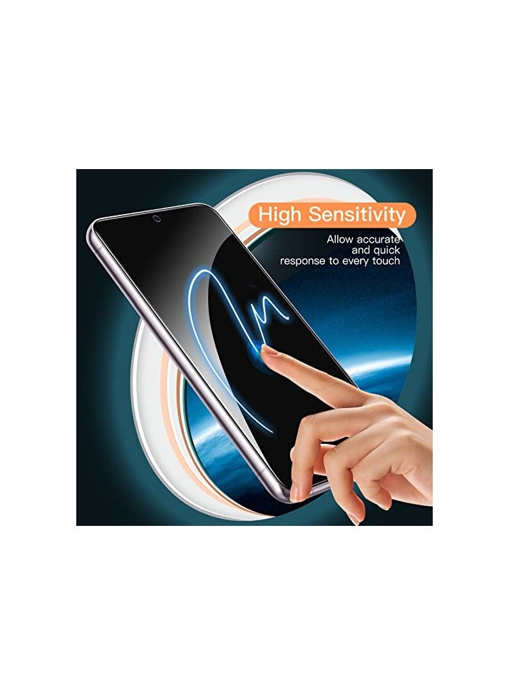 جي تيك واقي شاشة JETech لهاتف Samsung Galaxy S23+ / S23 Plus 5G مقاس 6.6 بوصة، طبقة من الزجاج المقسى، متوافق مع معرف بصمة الإصبع، شفاف عالي الدقة، 3 عبوات - Image 4