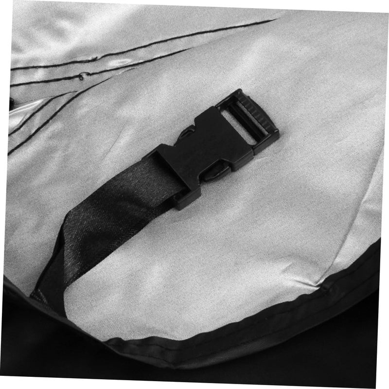 Car Half Body Cover Shield XL Black Sunshade Protector for Rain Snow Dust for Keeping Your Vehicle - Image 5