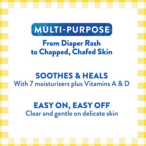 Balmex Multi-Purpose Healing Ointment & Skin Protectant for Diaper Rash and Chafing, with Petrolatum, 7 Moisturizers and Vitamins A&D, Pediatrician Recommended and Paraben-Free, 3.5oz - Image 3