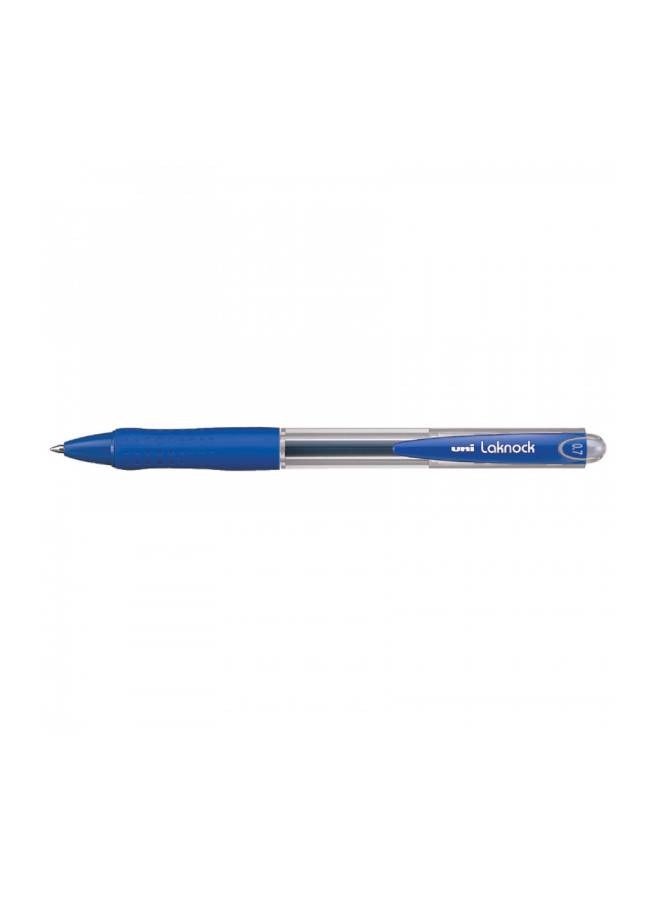 4-Piece Laknock Ballpoint Pen 0.7mm Tip Blue Ink