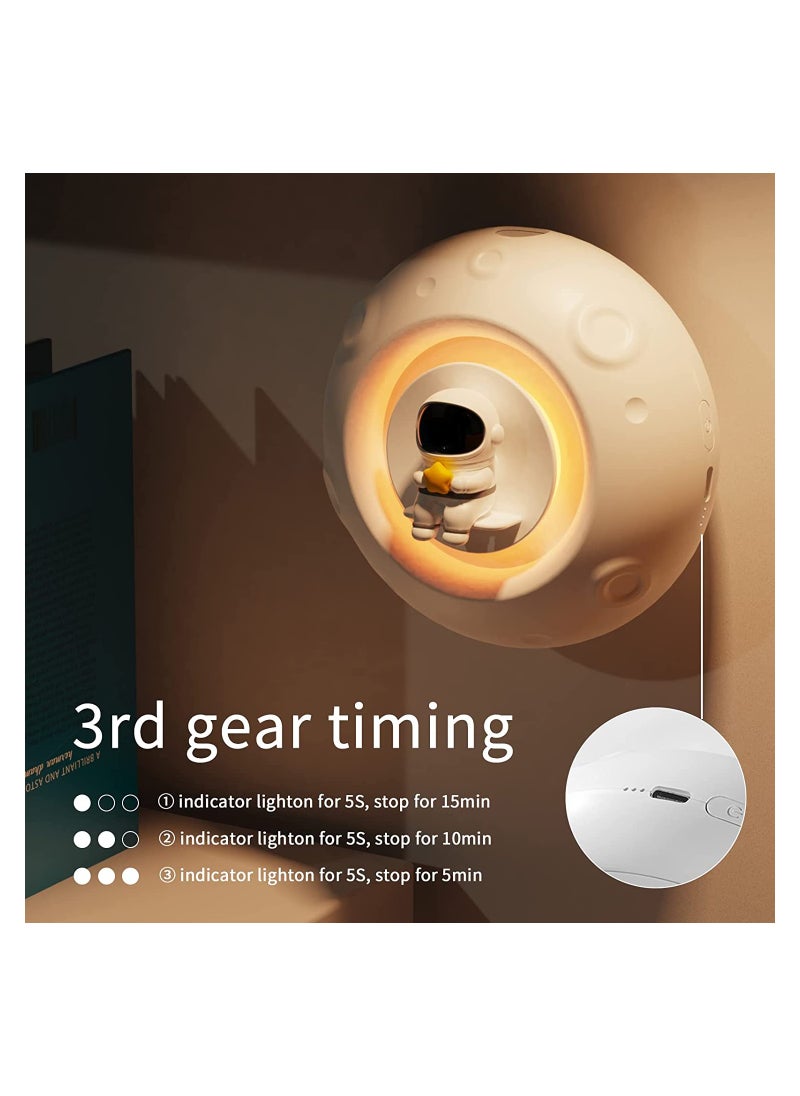 SYOSI - SYOSI Essential Oil Diffuser with Night light, Electric Air Aroma Diffusers for Home, Portable Aromatherapy Diffuser Humidifiers with Water - Image 1