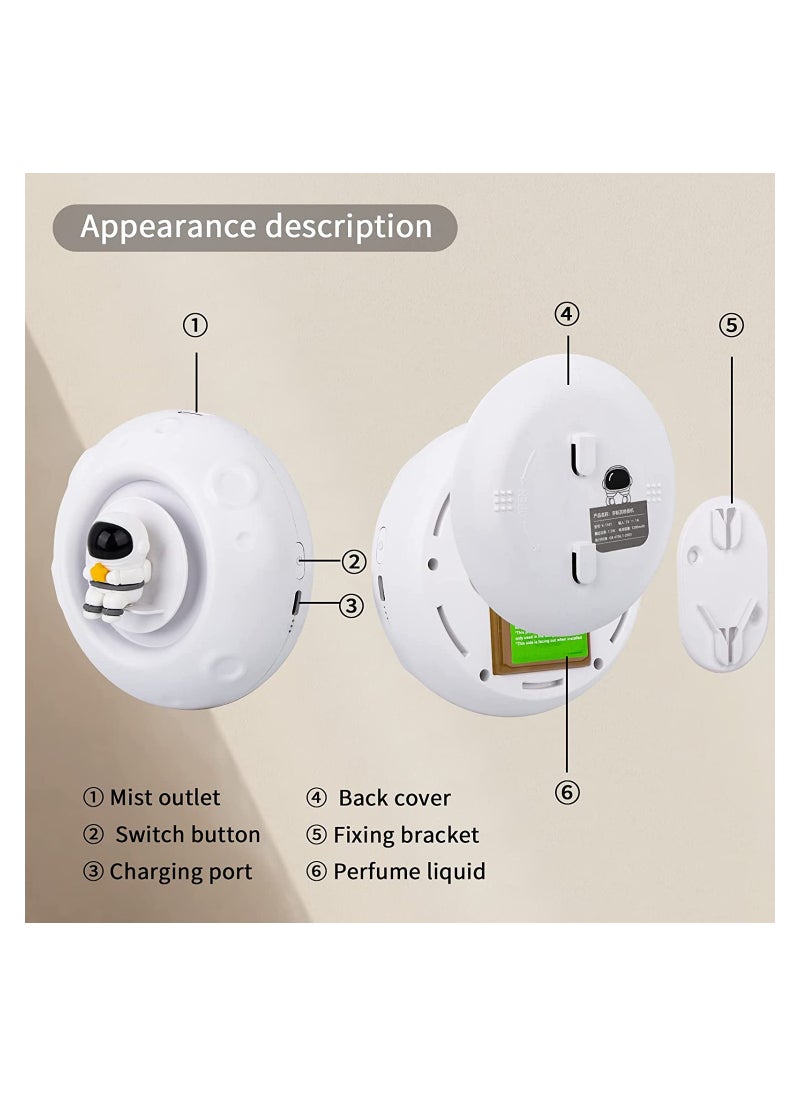SYOSI - SYOSI Essential Oil Diffuser with Night light, Electric Air Aroma Diffusers for Home, Portable Aromatherapy Diffuser Humidifiers with Water - Image 1