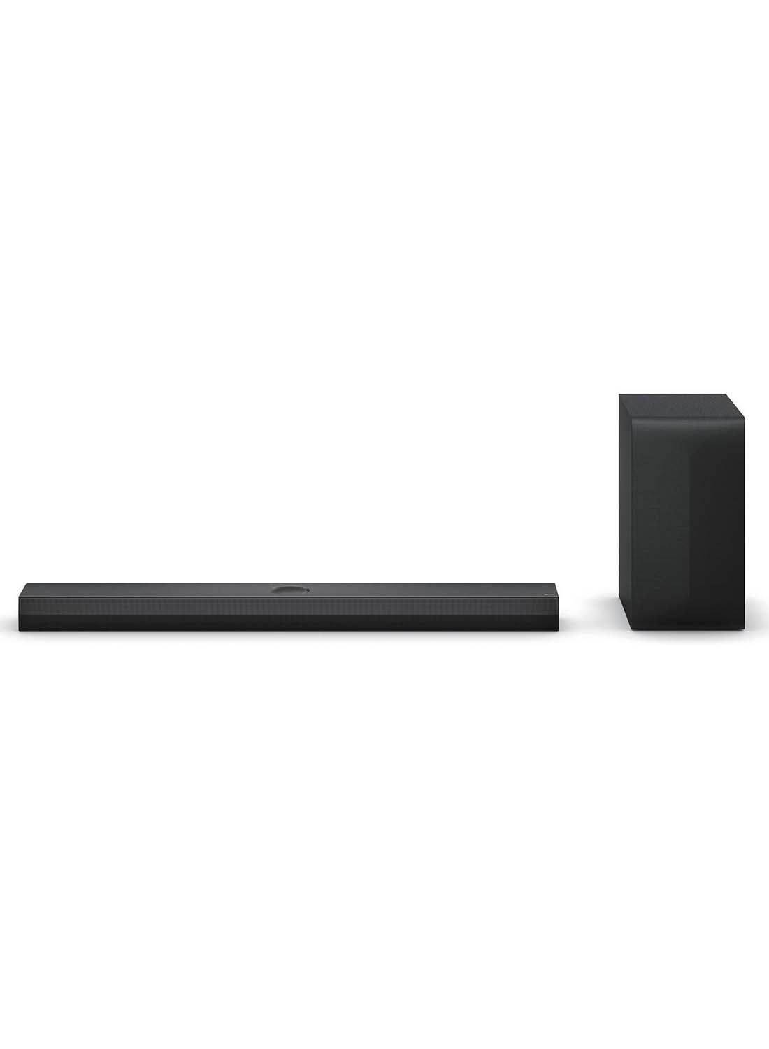 3.1.1-Channel QNED TV Matching Soundbar, Dolby Atmos, Wow Orchestra, Rear Speaker Ready, Wireless Subwoofer (2024), 2 Year Warranty - S70TY Black