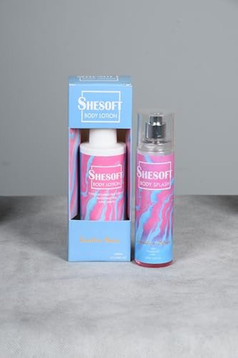 Body Lotion and Body Splash Gift Set, Sensitive Beauty, 200ml