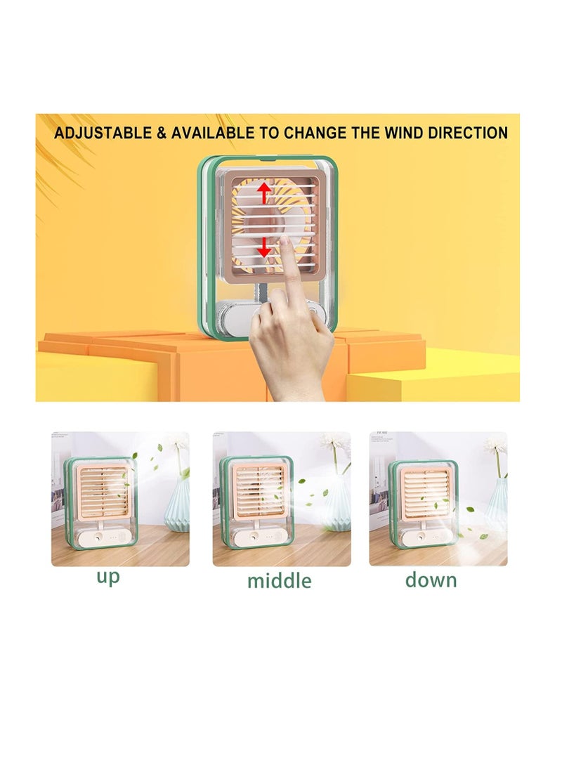 Generic - Portable Air Conditioner Fan Personal Cooler Desk Fan for Shop, Office, Kitchen, USB Powered Mini AC, Portable Humidifier Air Cooler Fan - Image 1