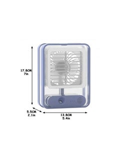 Generic Portable Air Conditioner Fan Personal Cooler Desk Fan for Shop, Office, Kitchen, USB Powered Mini AC, Portable Humidifier Air Cooler Fan  - Image 2