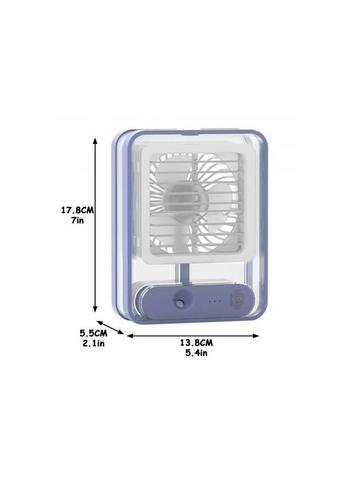 Generic - Portable Air Conditioner Fan Personal Cooler Desk Fan for Shop, Office, Kitchen, USB Powered Mini AC, Portable Humidifier Air Cooler Fan - Image 1