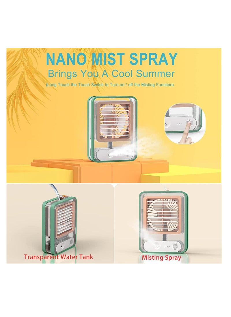 Generic - Portable Air Conditioner Fan Personal Cooler Desk Fan for Shop, Office, Kitchen, USB Powered Mini AC, Portable Humidifier Air Cooler Fan - Image 1
