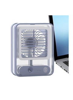 Generic Portable Air Conditioner Fan Personal Cooler Desk Fan for Shop, Office, Kitchen, USB Powered Mini AC, Portable Humidifier Air Cooler Fan  - Image 4
