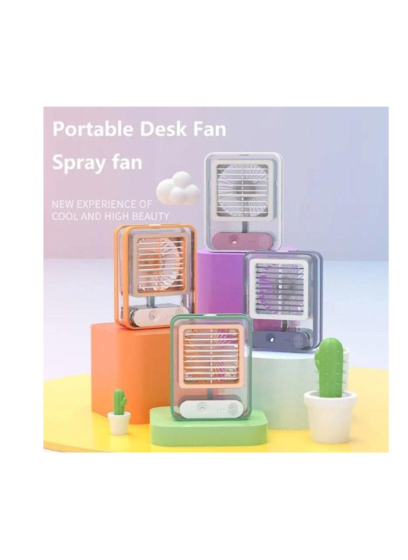 Generic - Portable Air Conditioner Fan Personal Cooler Desk Fan for Shop, Office, Kitchen, USB Powered Mini AC, Portable Humidifier Air Cooler Fan - Image 1