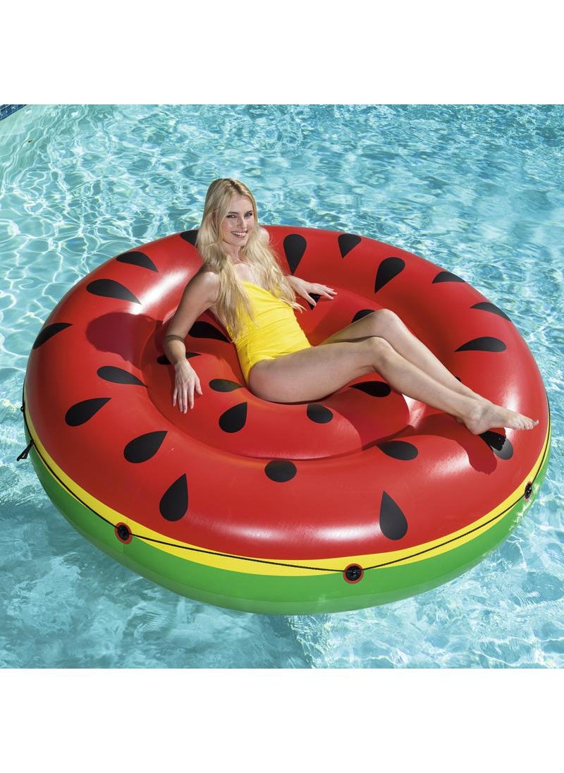 Double Inflatable Couple Water Floating Island Drifting Bed