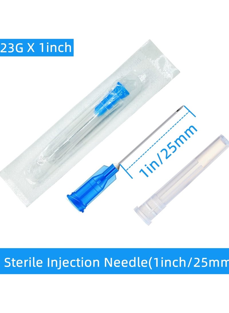 SKYLINE Sterile Disposable Injection Needle 23Ga 1Inch 100PCS - Image 2
